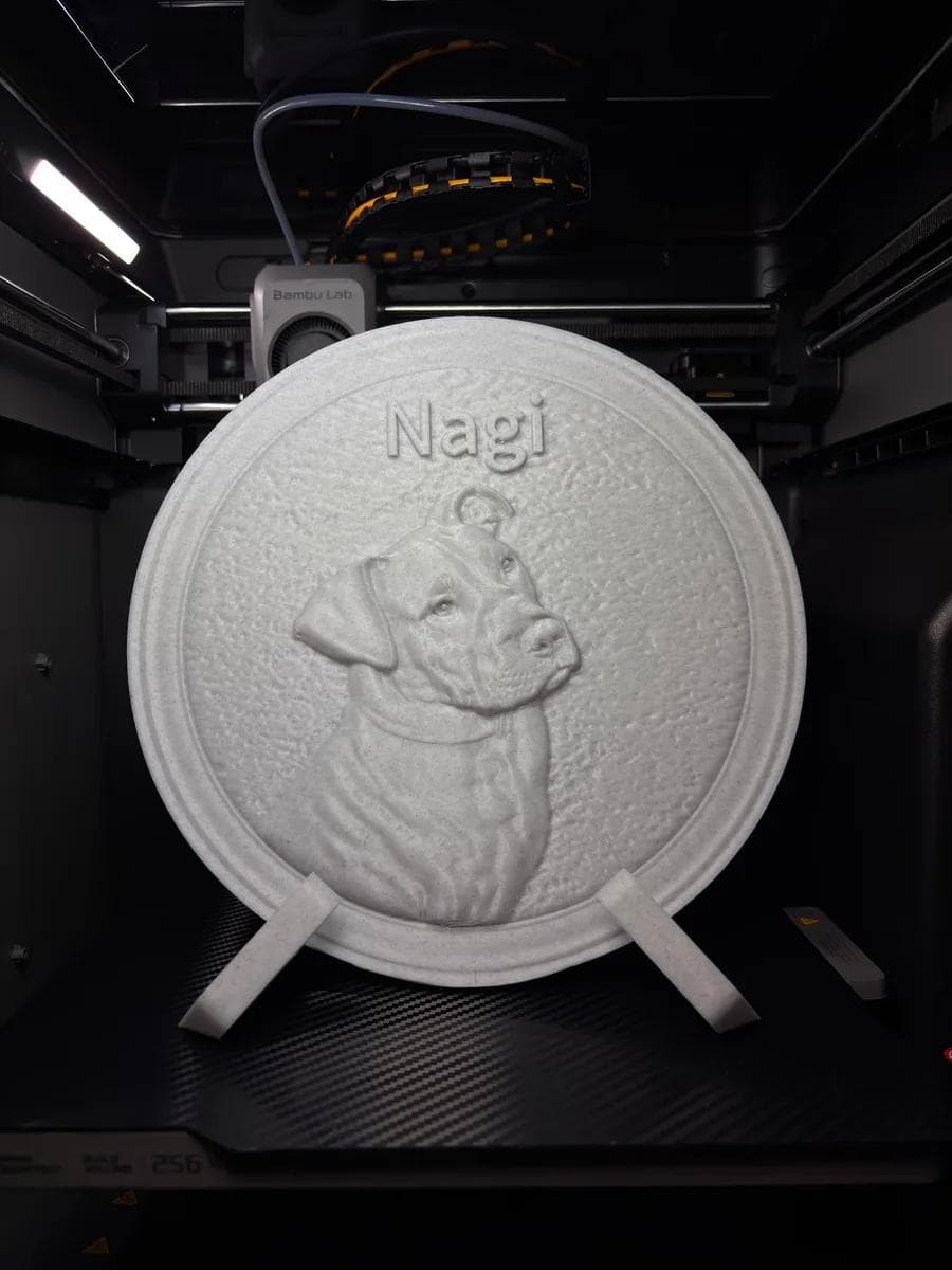 Pet Lithophane Portrait