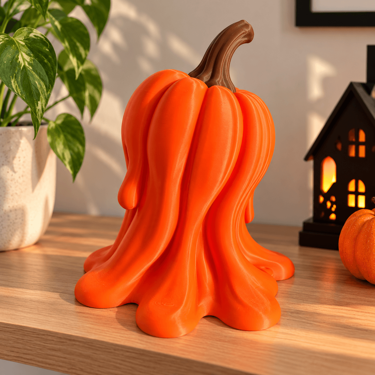 Melting pumpkin