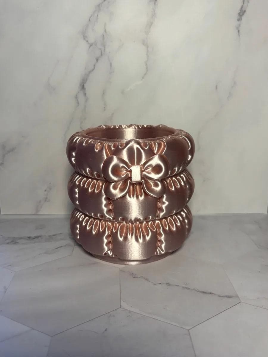 Rose-Gold pen holder