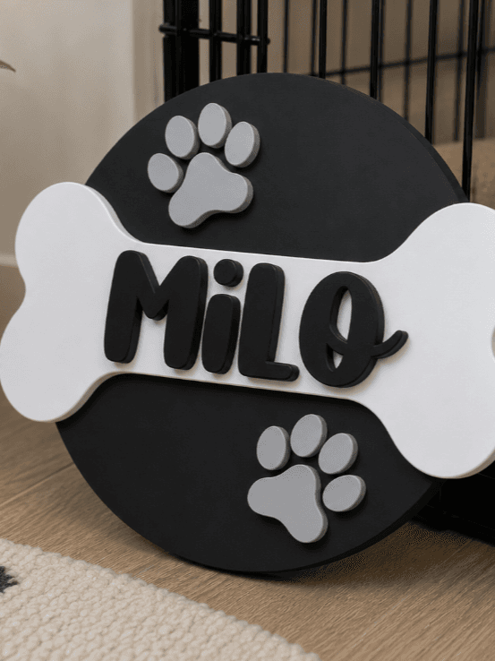Pets name sign
